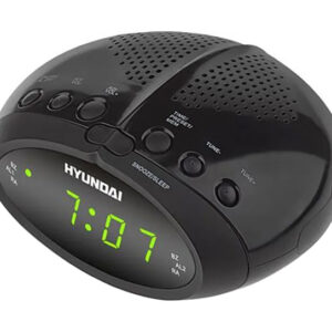 HYUNDAI επιτραπέζιο ρολόι & ραδιόφωνο RAC213B με ξυπνητήρι