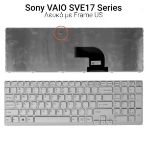Πληκτρολόγιο Sony Vaio SVE 15 17 series white 0