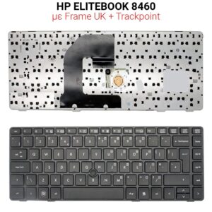 Πληκτρολόγιο HP ELITEBOOK 8460 +TRACKPOINT WITH FRAME UK