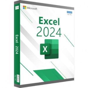 Office 2024 Excel Retail Bind Key 1 PC/Mac