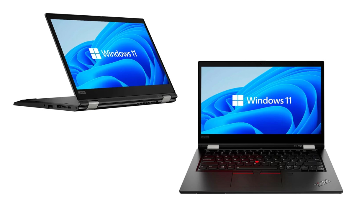 LENOVO Laptop ThinkPad L13 Yoga Gen 2 2-in-1, Refurbished Grade A, i5-1135G7, 16/256GB NVME, 13.3" Touchscreen, Cam, IRIS Xe Graphics, FreeDOS 1 LENOVO Laptop ThinkPad L13 Yoga Gen 2 2-in-1, Refurbished Grade A, i5-1135G7, 16/256GB NVME, 13.3" Touchscreen, Cam, IRIS Xe Graphics, FreeDOS