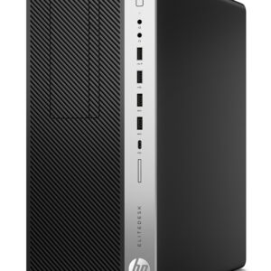 HP PC EliteDesk 800 G4 WKS TWR, Refurbished Grade A Repainted, i5-8600T, 8/256GB SSD, DVD, FreeDOS