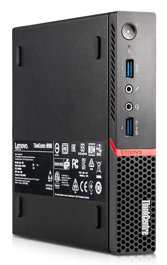LENOVO PC ThinkCentre M900 Tiny, Refurbished Grade A Repainted, i5-6400T, 8/500GB HDD + 128GB M.2, WiFi, FreeDOS 1 LENOVO PC ThinkCentre M900 Tiny, Refurbished Grade A Repainted, i5-6400T, 8/500GB HDD + 128GB M.2, WiFi, FreeDOS